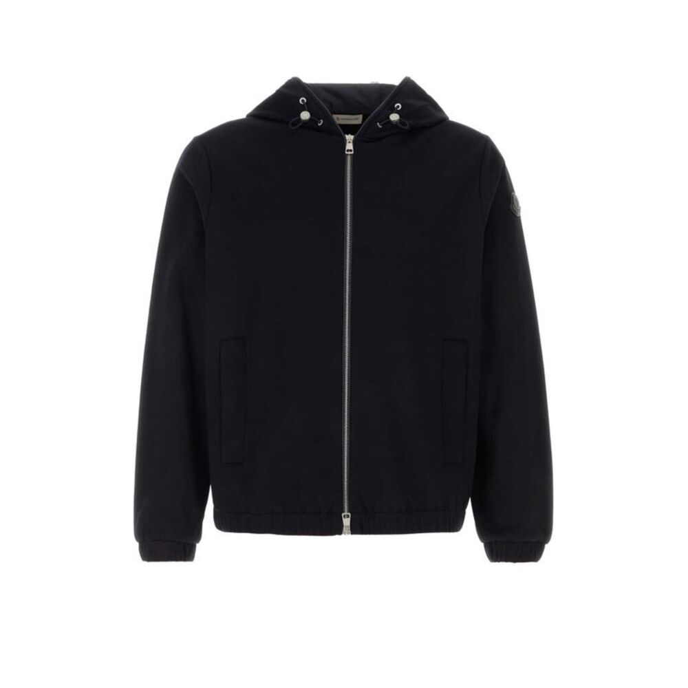Moncler Men Midnight Blue Cotton Blend Sweatshirt